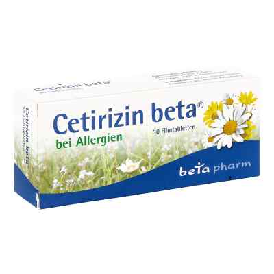 Cetirizin beta Filmtabletten 30 stk von betapharm Arzneimittel GmbH PZN 14349396