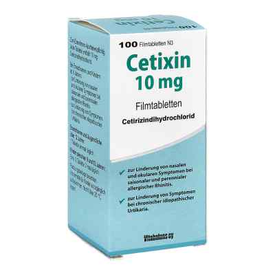 Cetixin 10mg 100 stk von Blanco Pharma GmbH PZN 04704933