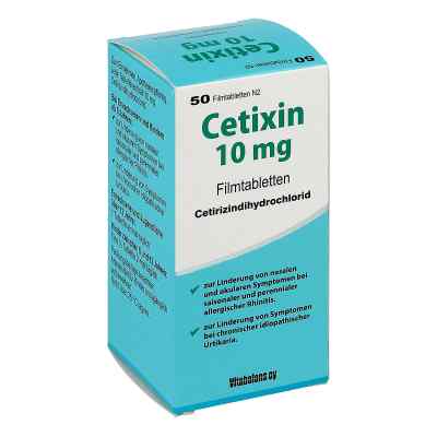 Cetixin 10mg 50 stk von Blanco Pharma GmbH PZN 04704927