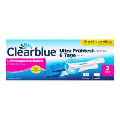 Clearblue Schwangerschaftstest frühe Erkennung 2 stk von Procter & Gamble GmbH PZN 14273256