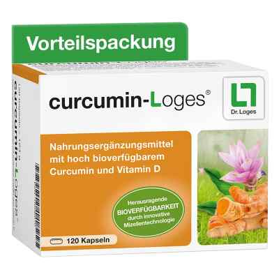 curcumin-Loges - Kurkuma Kapseln 120 stk von Dr. Loges + Co. GmbH PZN 10536670