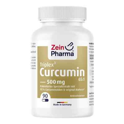 Curcumin-triplex3 500 mg/Kap.95% Curcumin+bioperin 90 stk von ZeinPharma Germany GmbH PZN 08768953
