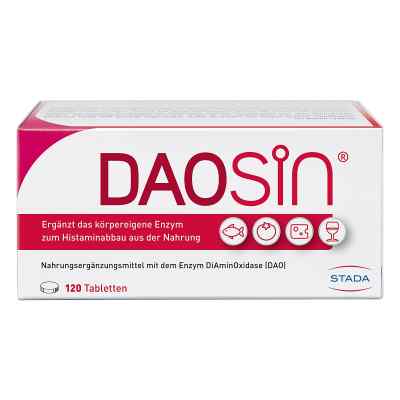 Daosin Tabletten zur Unterstützung des Histaminabbaus 120 stk von SCIOTEC DIAG.TECH.GMBH PZN 16872989