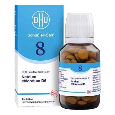DHU Schüßler-Salz Nummer 8 Natrium chloratum D6 Tabletten 200 stk von DHU-Arzneimittel GmbH & Co. KG PZN 02580786