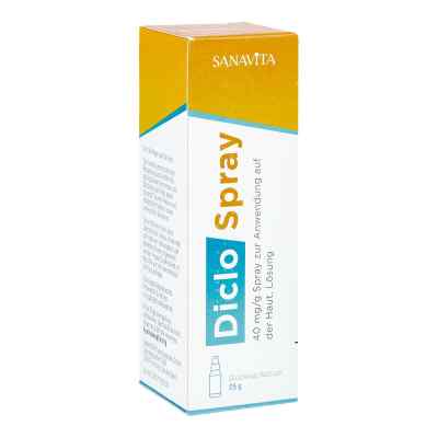 Diclospray 40 Mg/g Spray Z.anw.auf D.haut Lösung 25 g von SANAVITA Pharmaceuticals GmbH PZN 17856099