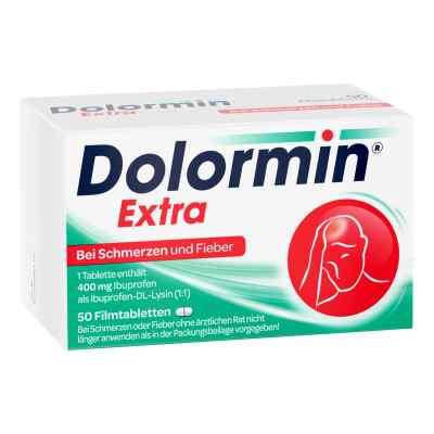Dolormin Extra 400 mg Ibuprofen bei Schmerzen und Fieber  50 stk von Kenvue Germany GmbH (OTC) PZN 02400229