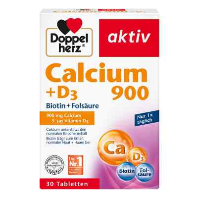 Doppelherz Calcium 900+d3 Tabletten 30 stk von Queisser Pharma GmbH & Co. KG PZN 16576498
