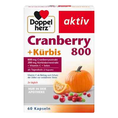 Doppelherz Cranberry + Kürbis Kapseln 60 stk von Queisser Pharma GmbH & Co. KG PZN 07625074
