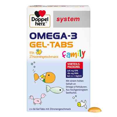 Doppelherz Omega-3 Gel-tabs Family 120 stk von Queisser Pharma GmbH & Co. KG PZN 16849708