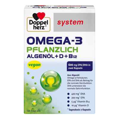 Doppelherz Omega-3 pflanzlich system Kapseln 120 stk von Queisser Pharma GmbH & Co. KG PZN 16224776