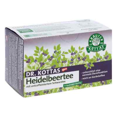 DR. KOTTAS Heidelbeertee mit entkoffeiniertem Schwarztee Filterb 20 stk von Hecht Pharma GmbH GB - Handelswa PZN 08791722