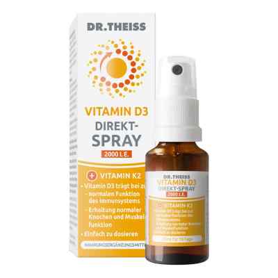 Dr. Theiss Vitamin D3 Direkt-Spray 2000 internationale Einheiten 20 ml von Dr. Theiss Naturwaren GmbH PZN 17155333