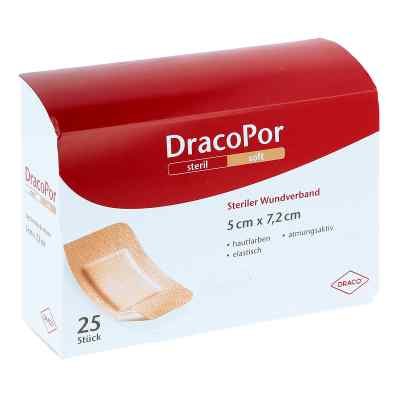Dracopor Wundverband 7,2x5cm steril hautfarben 25 stk von Dr. Ausbüttel GmbH & Co. KG PZN 06887731