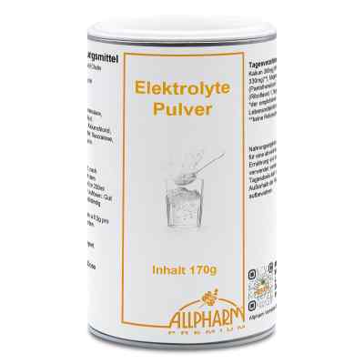 Elektrolyte Pulver Allpharm Premium 170 g von ALLPHARM Vertriebs GmbH PZN 19658593