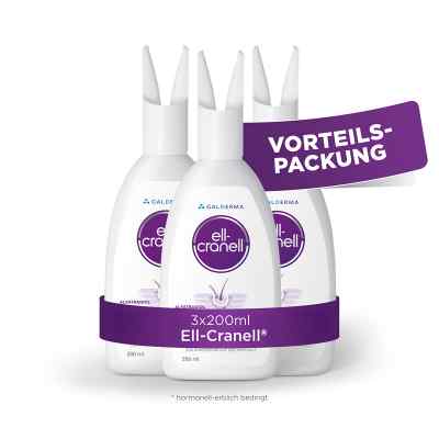 Ell-cranell 250 Mikrogramm/ml Lösung zur, zum anw.a.d.kopfh. 3X200 ml von Galderma Laboratorium GmbH PZN 15621819