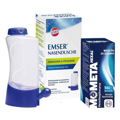 Emser Nasendusche + MometaHexal Heuschnupfenspray