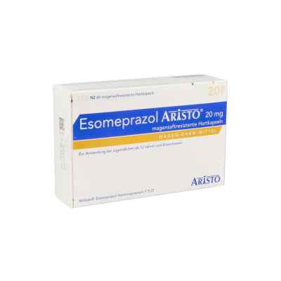 Esomeprazol Aristo 20 mg magensaftresistente Hartkapsel 60 stk von Aristo Pharma GmbH PZN 10171079