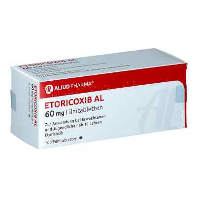 Etoricoxib Al 60 mg Filmtabletten 100 stk von ALIUD Pharma GmbH PZN 12464443