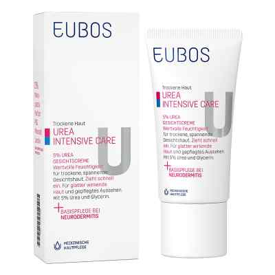Eubos Trockene Haut Urea 5% Gesichtscreme 50 ml von Dr. Hobein (Nachf.) GmbH PZN 03447500
