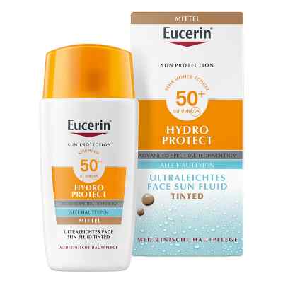Eucerin Sun Fluid Hydro Protect Face getönt Mittel LSF50+