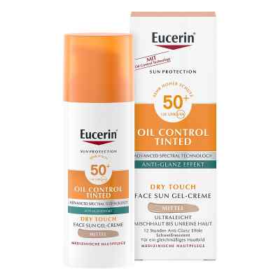 Eucerin Sun Oil Control Tinted Creme Lsf 50+ Mitt.