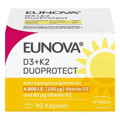 Eunova DuoProtect Vitamin D3+K2 4000IE/80UG