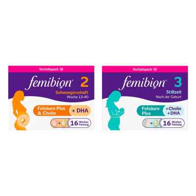 Femibion 2 Schwangerschaft + Femibion 3 Stillzeit  1 stk von WICK Pharma - Zweigniederlassung der Procter & Gam PZN 08102454