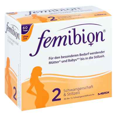 Femibion Schwangerschaft 2 D3+dha+400 Μg Fol.o.jod 2X60 stk von Procter & Gamble GmbH PZN 11539015