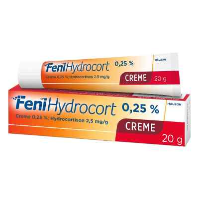 FeniHydrocort Creme 0,25 %, Hydrocortison 2,5 mg/g 20 g von Haleon Germany GmbH PZN 10796980