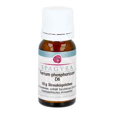 Ferrum Phosphoricum D6 Globuli 10 g von Spagyra GmbH & Co KG PZN 17505827