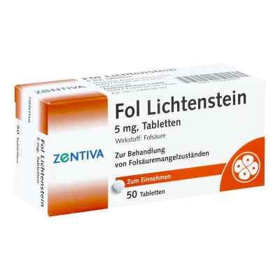 Fol Lichtenstein 5 mg Tabletten 50 stk von Zentiva Pharma GmbH PZN 10067821