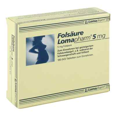 Folsäure Lomapharm 5 mg Tabletten