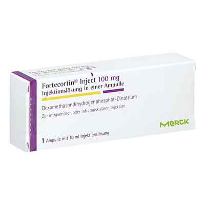 Fortecortin Inject 100 mg iniecto lsg.i.e.ampullen 1 stk von Merck Healthcare Germany GmbH PZN 00081990