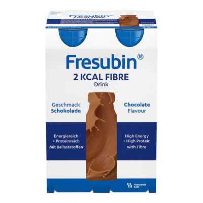Fresubin 2 kcal Fibre Trinknahrung Schokolade | Aufbaukost 4X200 ml von Fresenius Kabi Deutschland GmbH PZN 00063762