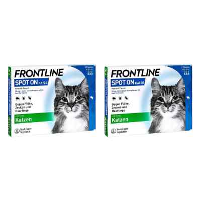 Frontline Spot on Katze veterinär Lösung gegen Floh und Zecke 2x3 stk von  PZN 08101024