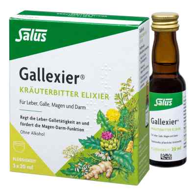 Gallexier Kräuterbitter 3X20 ml von SALUS Pharma GmbH PZN 15386867