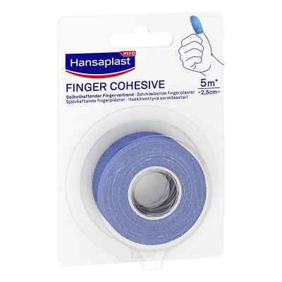 Hansaplast Selbsthaftender Fingerverband 2,5 cm x 5 m Blau