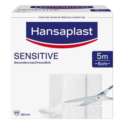 Hansaplast Sensitive Pflaster 6 cmx5 m Rolle