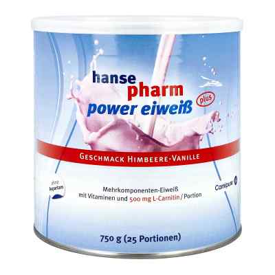 Hansepharm Power Eiweiss plus Himbeere-vanille Plv