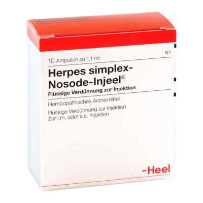 Herpes Simplex Nosode Injeel Ampullen 10 stk von Biologische Heilmittel Heel GmbH PZN 01896607