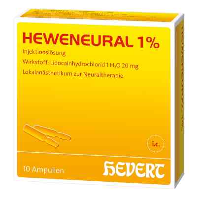 Heweneural 1% Ampullen 10X2 ml von Hevert-Arzneimittel GmbH & Co. KG PZN 03173043