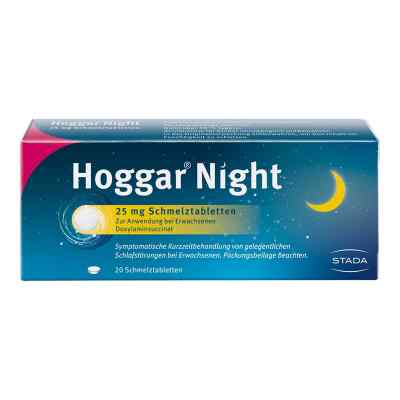 Hoggar Night 25 mg Schmelztabletten 20 stk von STADA GmbH PZN 14144168