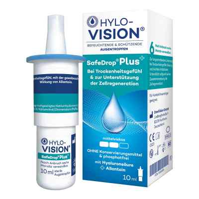 Hylo-Vision Safedrop Plus Augentropfen 10 ml von OmniVision GmbH PZN 16009598