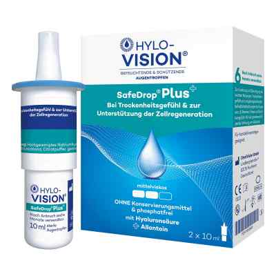 Hylo-Vision Safedrop Plus Augentropfen 2X10 ml von OmniVision GmbH PZN 16009606