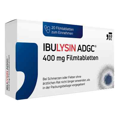 Ibulysin ADGC 400 Mg Filmtabletten 20 stk von Zentiva Pharma GmbH PZN 17919888