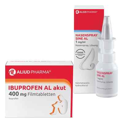 Ibuprofen Al Akut 400 Mg Tabletten & Sine Al 1 Mg/ml Nasenspray