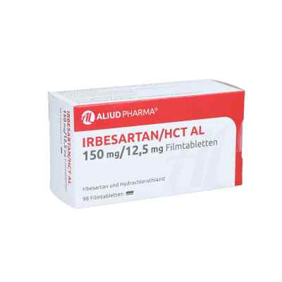Irbesartan/HCT AL 150mg/12,5mg 98 stk von ALIUD Pharma GmbH PZN 09744630