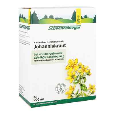 Johanniskraut Saft Schoenenberger Heilpfl.säfte 3X200 ml von SALUS Pharma GmbH PZN 00699879