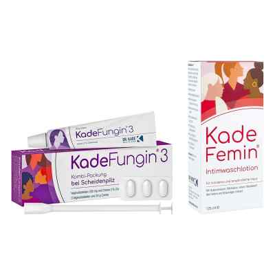 Kadefungin 3 + Kadefemin Intimwaschlotion 1 Set von DR. KADE Pharmazeutische Fabrik GmbH PZN 08105622