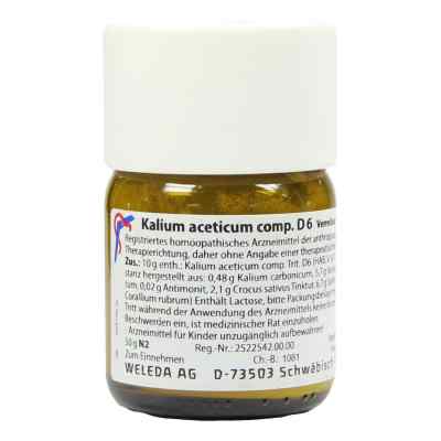 Kalium Aceticum Comp.d 6 Trituration 50 g von WELEDA AG PZN 01616364
